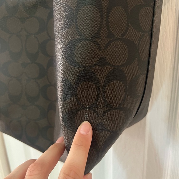 Coach Reversible Leather Tote - Picture 7 of 8